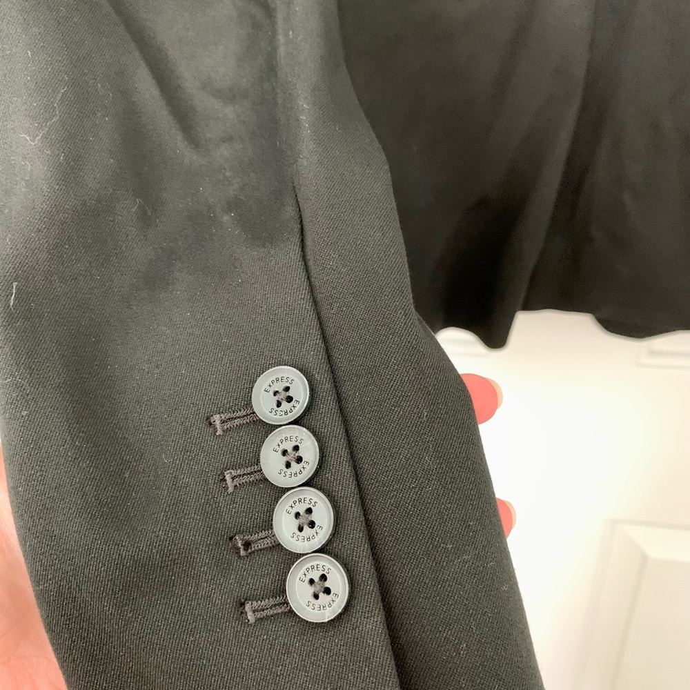 Black Express Single Button Blazer - image 6